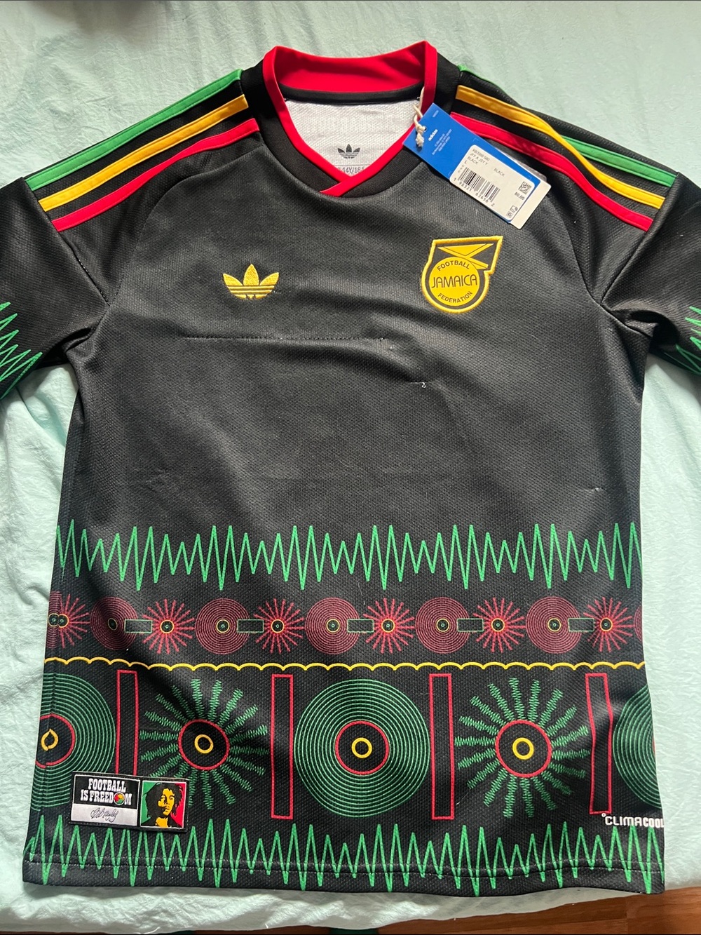 adidas Jamaica Away Jersey 2026 Soccer  13/14 youth Bob Marley freedom football